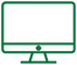 line-art icon of a desktop computer