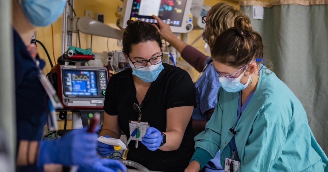 UVMMC ICU Staff Working