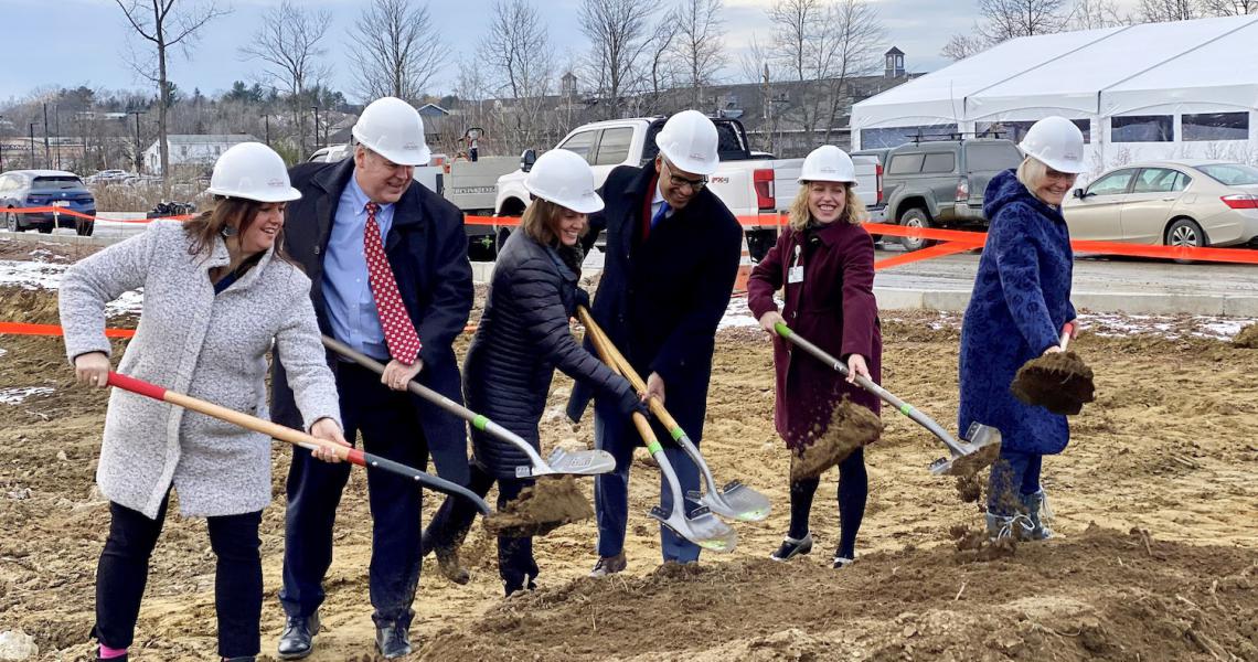 Porter staff breaking ground on housing project