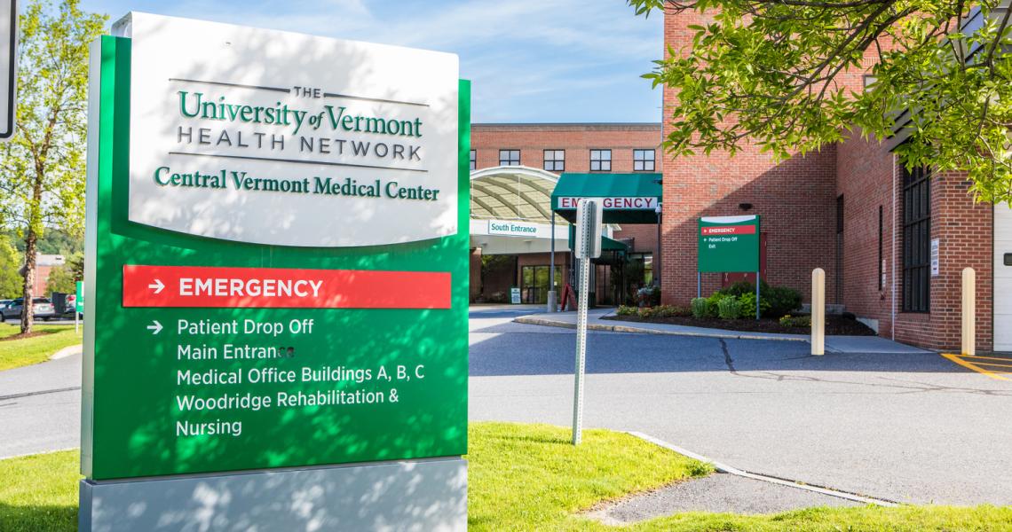 CVMC Emergency Department Exterior with Sign