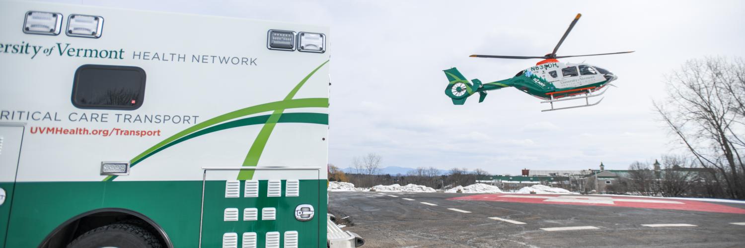 helicopter taking off