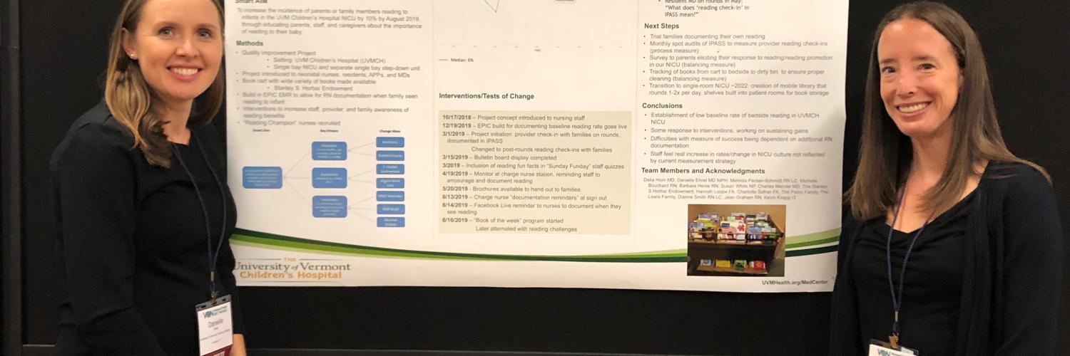 Poster Presentation by Delia Horn, MD with Danielle Ehret, MD