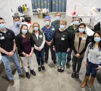 Group Photo of Essex Vaccination Clinic Staff