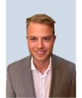 Headshot of James Contompasis, MD a psychiatry resident. 