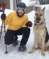 Amanda Woods, NP and her dog