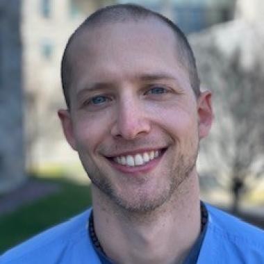Headshot of Brett Heber, MD an anesthesiology resident. 