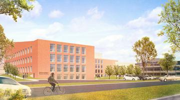 Rendering of the UVMH Research building